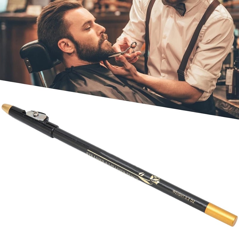 woobles Beard Pencil, Professional Beard Pencil Filler, Household Beard Pencil Liner Shaping Styling Tool, Grooming Kit Tracing Tool(black) - Image 4